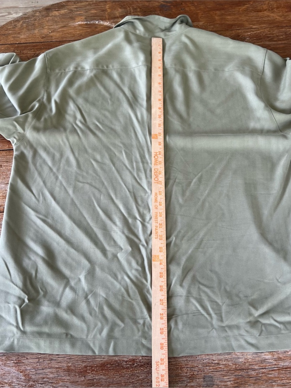 Tommy Bahama 100% Silk Men’s Short Sleeve Shirt Olive Green Size XL - Picture 11 of 14